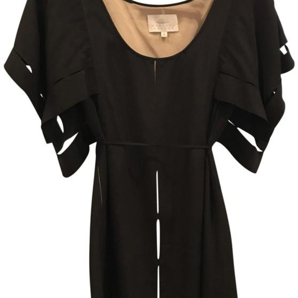 Little Black Dress with Butterfly Sleeve